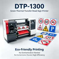 Imprimante d'étiquettes thermiques industrielles de bonne qualité pour les panneaux routiers personnalisés, fournitures d'impression par transfert thermique pour les panneaux de signalisation