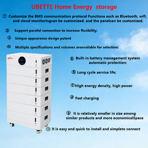 ระบบพลังงานแสงอาทิตย์ไฮบริด EU Stock 51.2V 300AH 200ah แบตเตอรี่ 15WKH 10kw ระบบพลังงานบ้านออลอินวัน QGL-12300 UBETTER แบบต่อพ่วงได้ - Product Image 4
