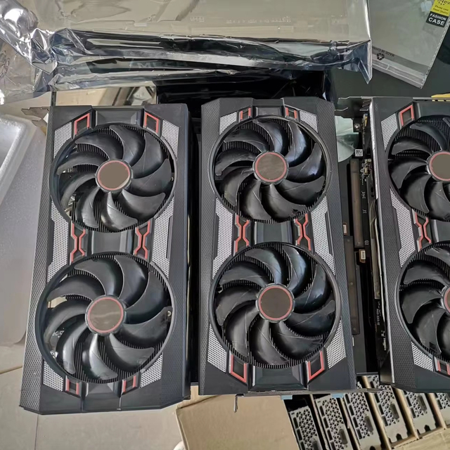 Original 5600 6GB GDDR6 Radeon RX5600XT Used GPU Graphics Card Fan Gamer PCIe 4.0 16X DP Output
