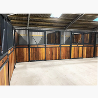 Hoch dichte Fronten Stable Panel Vorgefertigte Pferdes tall Systeme Stahl konstruktion Interne Ställe