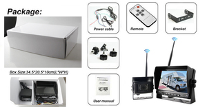 Caméra arrière de bus <span class=keywords><strong>sans</strong></span> <span class=keywords><strong>fil</strong></span> CMOS Ccd étanche grand Angle 120 pour <span class=keywords><strong>camping</strong></span>-<span class=keywords><strong>car</strong></span> caravanes Rv - Product Image 6