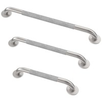 Main courante de sécurité ADA en acier inoxydable blanc de 18, 36, 42 pouces, diamètre de tube de 1,5 pouce, support commercial pour toilettes, idéale pour personnes âgées