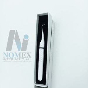 แหนบต่อขนตาสแตนเลสเนื้อแข็งเคลือบผงสีขาวแบบมืออาชีพปรับแต่งได้ดูแลส่วนบุคคล - Product Image 3