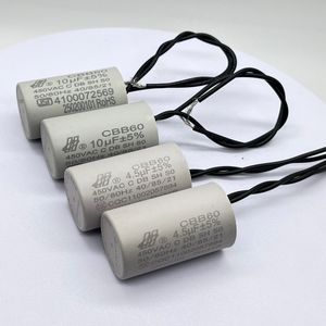 Condensateurs à film polypropylène pour démarrage de moteur AC HONGYE <span class=keywords><strong>CBB60</strong></span> <span class=keywords><strong>10UF</strong></span> 450V <span class=keywords><strong>50</strong></span>/<span class=keywords><strong>60Hz</strong></span> 40/85/21 SH, haute fiabilité, ignifuges - Product Image 5