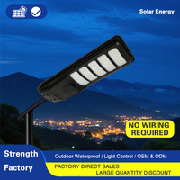 Lámpara Solar para Exteriores, Lámpara de Alta Potencia con Sensor de Movimiento para el Hogar, Nueva Lámpara de Calle Integrada, Lámpara de Iluminación para Patio