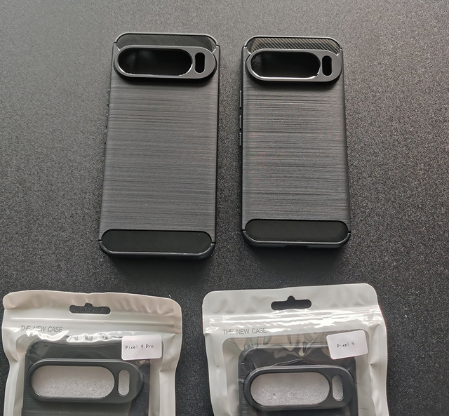 Soft Carbon Fiber TPU Mobile Phone Protective case Cover for Google Pixel 9 Pixel9 Pro Back Shell