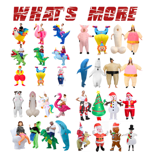 Botargas ชุดมาสคอตเป่าลมสำหรับวันฮาโลวีน, มาสคอตมาสคอตเครื่องแต่งกายเป่าลม2023ม้าลายตัวการ์ตูน - Product Image 6