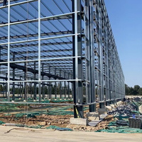 Estructura de Acero Laminada en Caliente Tipo H para Naves Industriales, Almacenes Prefabricados Q235/Q355
