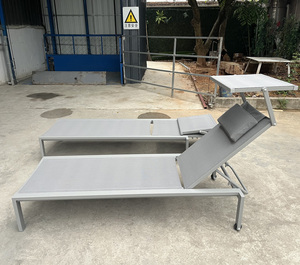 <span class=keywords><strong>Tumbona</strong></span> de Jardín de Alta Calidad <span class=keywords><strong>con</strong></span> Estructura de Aluminio, Malla de Tela Ajustable y <span class=keywords><strong>Toldo</strong></span> para Resort - Product Image 6