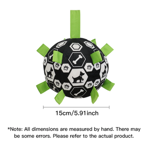 Jouet de <span class=keywords><strong>football</strong></span> souple pour chien, pour l'exercice interactif, le jeu de la corde et l'entraînement interactif des animaux de compagnie - Product Image 3