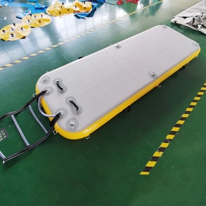 Plateforme flottante <span class=keywords><strong>gonflable</strong></span> transfrontalière pour la pêche en mer, <span class=keywords><strong>lit</strong></span> aquatique, tapis flottant, coussin d'air, tapis <span class=keywords><strong>magique</strong></span> - Fabricant - Product Image 6