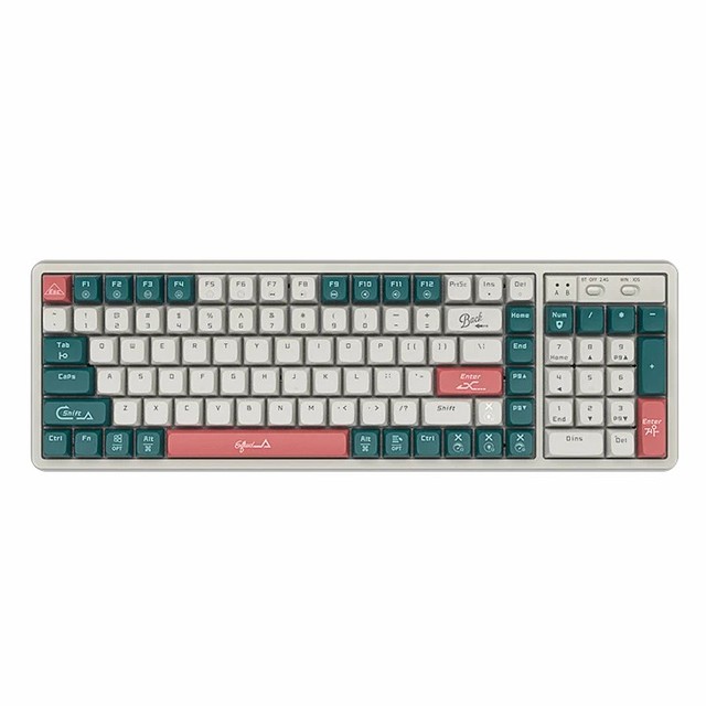 LANGTU GK102 Hot-Swapped Keycaps Tri-Mode BT 2.4G Wireless Mechanical Gaming Keyboard