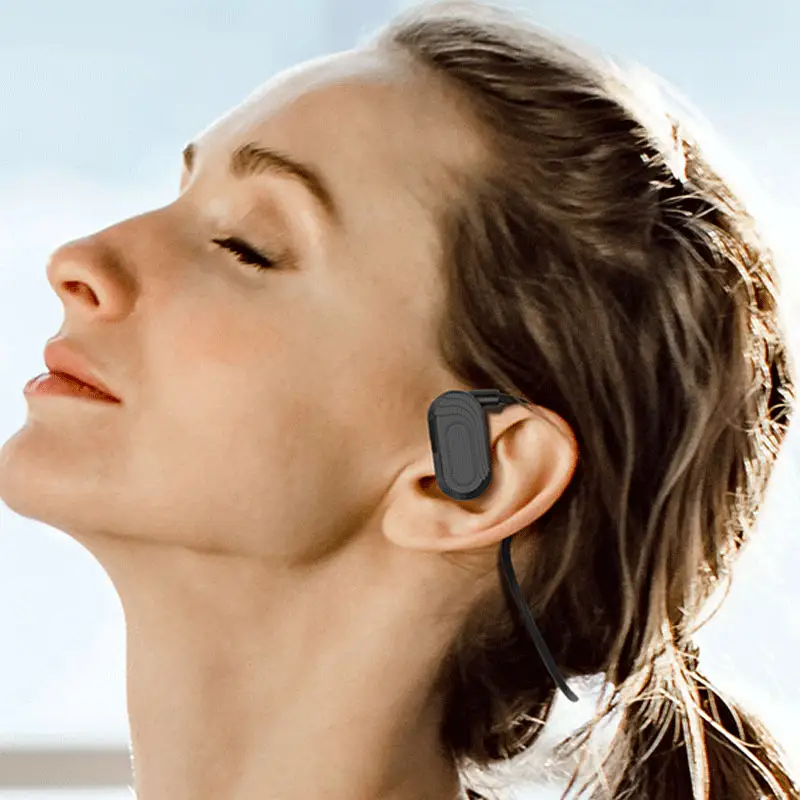 Noise Canceling Open Ear Waterproof Sweatproof Headband Sport Handsfree Headphone Bluetooth Earphone