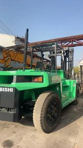 Japan Used Original Imported Mitsubishi Forklift <b>Model</b> FD150 15 Ton Diesel Offroad for Sale - Product Image 4