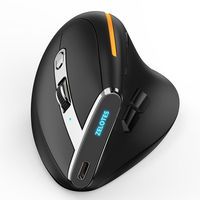 Ratón Vertical Inalámbrico OEM Personalizado de Triple Modo 2.4G +2BT, Ergonómico, RGB, Recargable, para Oficina y Juegos, 8 Botones, para PC y Portátil