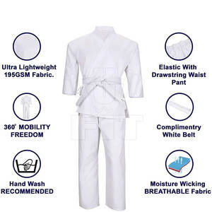 Alta calidad Karate Jiu Jitsu Kimono Uniforme Servicio OEM Último diseño Hecho en alta calidad Desgaste de artes marciales - Product Image 5