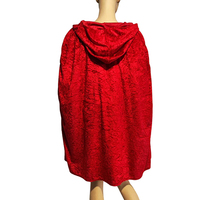 Conjunto de Cosplay de cuento de hadas-Conjunto de vestido rojo y capa para puesta en escena para eventos temáticos y convenciones de fantasía