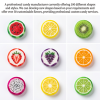 Fabricant de bonbons en gros, bonbons durs aux saveurs de fruits, emballage personnalisé, BRC, Halal, services OEM/ODM