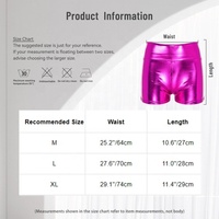 Shorts chauds pour femmes Llic taille haute pantalons courts Party Club Bottoms Glow in the Dark Costumes de danse