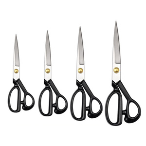 Professional Multifunctional <b>Scissor</b> Office Tailor Cloth Leather Fabric <b>Scissors</b> for <b>Sewing</b> German Stainless Steel Black Tailor - Product Image 1