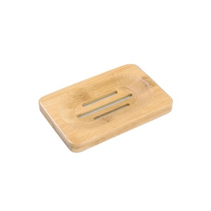<span class=keywords><strong>Maison</strong></span> créative boîte à savon en bois salle de bain <span class=keywords><strong>bambou</strong></span> vidange <span class=keywords><strong>engrais</strong></span> porte-savon Non perforé vidange étagère de rangement - Product Image 1