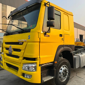 รถบรรทุกหัวลากมือสอง Sinotruk Euro2 ดีเซล 6x4 พวงมาลัยซ้าย HOWO 10 ล้อ รับน้ำหนัก 21-30 ตัน 371 แรงม้า กล้องมองหลัง 360 องศา - Product Image 1