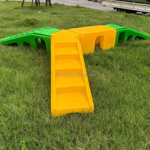 Parque de Juegos Modular Grande de Plástico para Perros, Equipo de Agilidad, Sistema de Obstáculos para Perros de 3/5/7 Piezas para Parque de Mascotas o Jardín - Product Image 3