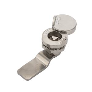 304 स्टेनलेस स्टील MS705-3A जस्ता प्लेटेड त्रिकोण a705 कुंजी संचालित वाटरप्रूफ एंटी-चोरी पैडलॉक - Product Image 2