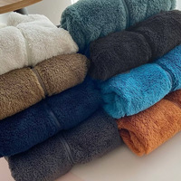 Veste Polaire Col Montant Personnalisée OEM de Haute Qualité, Décontractée et Chaude pour l'Hiver, Grande Taille avec Motif Ours en Peluche Brodé pour Homme