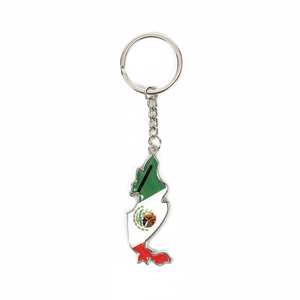 4.2\" Mexico <b>Map</b>-Shape Keychain 25DZ/CS Unique Design for Easy Identification - Product Image 2