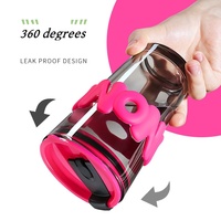 Gobelet en verre portable et réutilisable de 450 ml au design européen avec couvercle à paille pour jus de fruits, thé au lait et café - Magnifique verrerie