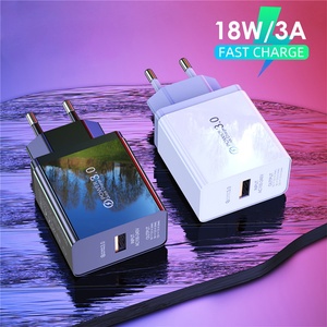 <span class=keywords><strong>Chargeur</strong></span> mural <span class=keywords><strong>rapide</strong></span> EONLINE 18W 3A USB, adaptateur de voyage UE/US/UK pour <span class=keywords><strong>iPhone</strong></span>, iPad, Samsung, Xiaomi - Product Image 2
