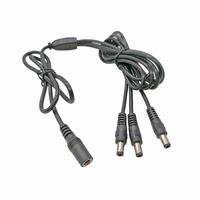 5,5x2,1mm 5,5*2,5mm DC-Stecker Y-Verteilerkabel 1 Buchse auf 3 Stecker für CCTV