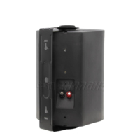 Altavoz PA Comercial de Montaje en Pared, Altavoz de Audio Multidriver con Soporte Ajustable, Negro o Blanco