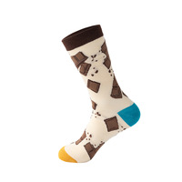 Nouvelle Arrivée 2026 Chaussettes Unisexe Grande Taille Décontractées Automne Motif Dessin Animé Respirantes Anti-Frottement Évacuant l'Humidité