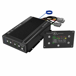 شاحن DC-DC مقاوم للماء IP67 بقوة 60 أمبير، مدخل مزدوج للطاقة الشمسية والدينامو، 12 فولت 24 فولت 48 فولت، شاحن بطارية ذكي للمركبات - Product Image 1