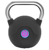 Vente d'usine CPU en fonte Kettlebell Fitness équipement d'exercice poignée chromée de haute qualité KettleBell