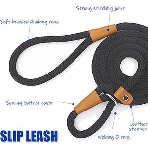 DM สายรัดคอสุนัขคุณภาพสูงสำหรับสัตว์เลี้ยงคุณภาพเยี่ยม + ปลอกคอเชือกไนล่อนอ่อนปลอกคอเชือกจูงสุนัขนำเข้าคลิปด้านหน้าสะท้อนแสงปรับได้ - Product Image 1