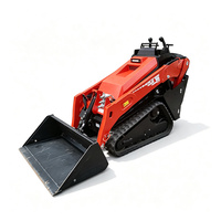 Mini-chargeuse compacte diesel puissante avec certification CE Euro5 pour les chantiers de construction