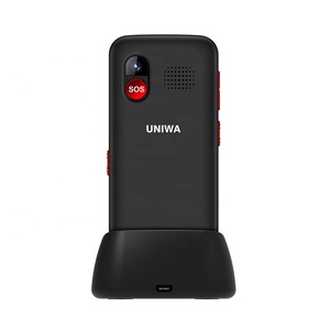 Uniwa V1000 người cao niên điện thoại 4G Bàn phím <span class=keywords><strong>QWERTY</strong></span> nút lớn với khả năng tương thích trợ thính SOS Tính năng LTE/GSM cho người cao tuổi - Product Image 5