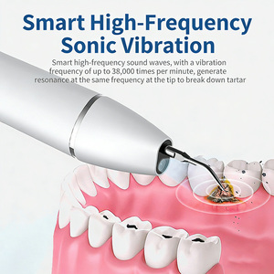 Limpiador Dental Sónico Eléctrico con Logotipo ODM, Escalador Dental Visual HD, Kit de Higiene Bucal, Removedor de Sarro y Placa Dental - Product Image 4