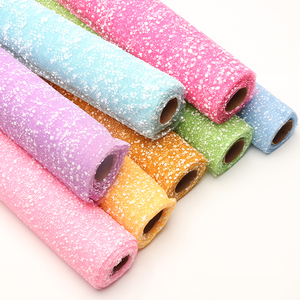 Wholesale Waterproof Coated PE Virgin Floral Mesh Wrap 4 Yards Snowflake Pattern Bouquet Packaging Roll - Product Image 5