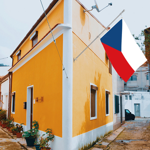 Le drapeau de la <span class=keywords><strong>République</strong></span> <span class=keywords><strong>tchèque</strong></span> en gros personnalisé tous les pays drapeau national 3x5 FT extérieur suspendu fibre de polyester livraison rapide - Product Image 5