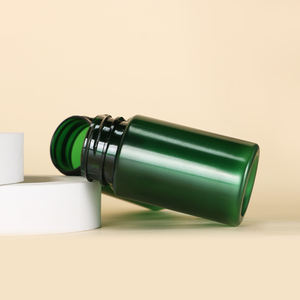Flacon pharmaceutique en PET vert 100ml 120ml 150ml 170ml 200ml 250ml avec bouchon métallique doré ou argenté, conteneur à pilules, logo personnalisé - Product Image 6
