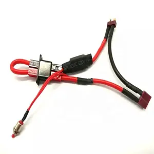 No-Spark High Current Battery Arming Switch Deans Connectors Safely Arm & Disarm for RC Airplane Helicopter Drones Vehicles