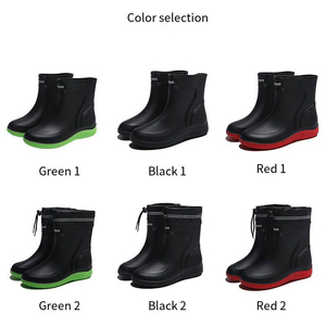 Factory Custom Waterproof Combat <strong>Boots</strong> for Worker Safety Hunting Fishing Farming Bulk Orders PVC New Designs Gumboots <strong>Rain</strong> <strong>Boots</strong> - Product Image 3