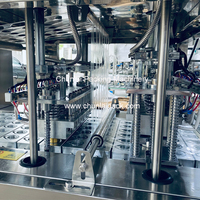 Machine automatique de remplissage et de scellage de coupelles de communion, en acier inoxydable, avec contrôle PLC, pour jus de raisin/vin en papier/feuille d'aluminium