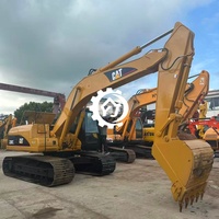 Excavatrice sur chenilles d'occasion Caterpillar 320CL d'origine japonaise, modèles CAT 320B 320C 320D 322DL 325BL 330BL 326BL 329D 20T pour travaux