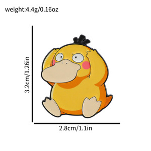 Badge en métal amusant Pokémon, mignon Charmander, broche en alliage avec technique d'huile coulante - Product Image 3