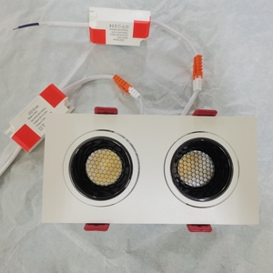 Đơn/đôi đầu <span class=keywords><strong>LED</strong></span> Đèn trần Downlight 24W 7W <span class=keywords><strong>Led</strong></span> Downlight chống chói <span class=keywords><strong>COB</strong></span> ánh sáng tại chỗ trong nhà <span class=keywords><strong>LED</strong></span> chiếu sáng lịch thi đấu - Product Image 4